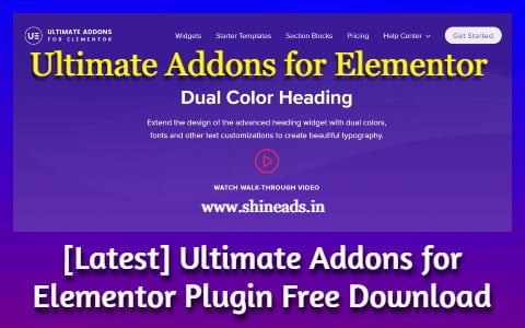 Ultimate Addons for Elementor Free Download v1.36.14 [GPL]