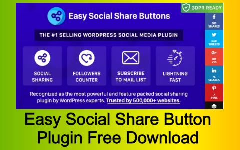 Easy Social Share Button Plugin Free Download