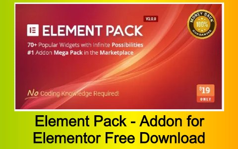 Element Pack - Addon for Elementor Page Builder WordPress Plugin Free Download