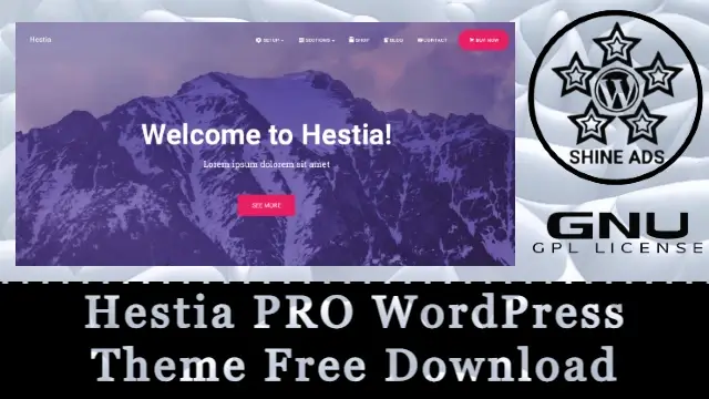 Hestia PRO WordPress Theme Free Download