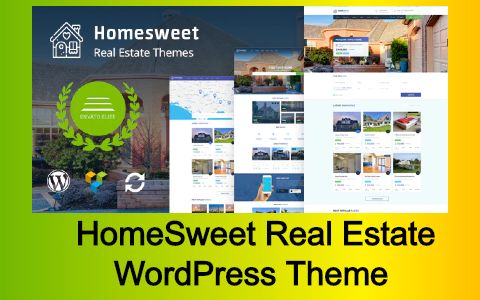 HomeSweet Real Estate WordPress Theme Free Download