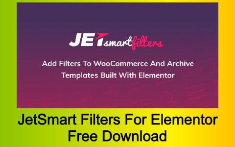 JetSmart Filters For Elementor Free Download