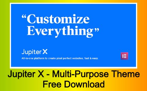 Jupiter X - Elementor Multi-Purpose Theme Free Download