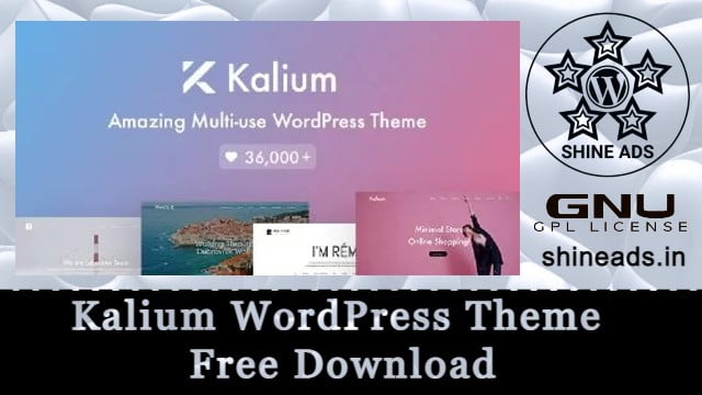 Kalium WordPress Theme Free Download