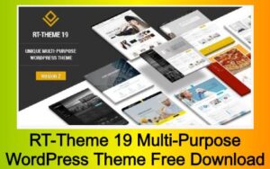 [Latest] RT-Theme 19 Multi-Purpose WordPress Theme Free Download