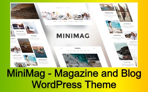 MiniMag - Magazine and Blog WordPress Theme Free Download