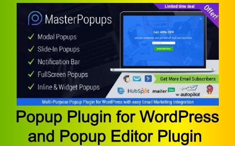 Popup Plugin for WordPress & Popup Editor Plugin Free Download