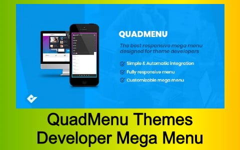 QuadMenu Themes Developer Mega Menu
