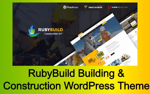 RubyBuild Building & Construction WordPress Theme Free Download