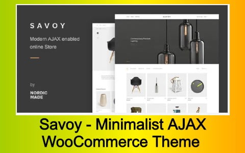 Savoy - Minimalist AJAX WooCommerce Theme Free Download