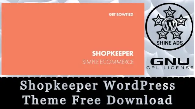 Shopkeeper WordPress Theme Free Download