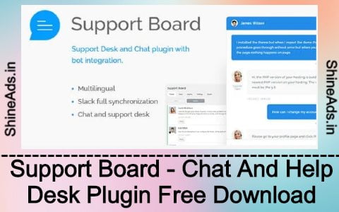 Support Board - Chat And Help Desk Plugin Free Download