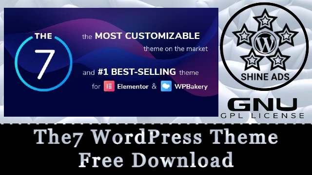 The7 WordPress Theme Free Download [v11.5.0]