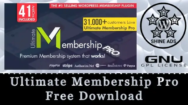 Ultimate Membership Pro Free Download