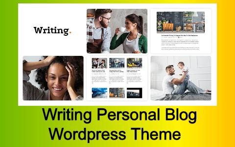 Writing - Personal Blog WordPress Theme  Free Download