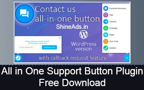 All in One Support Button Plugin Free Download