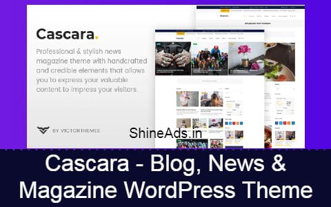 Cascara - Blog, News & Magazine WordPress Theme Free Download