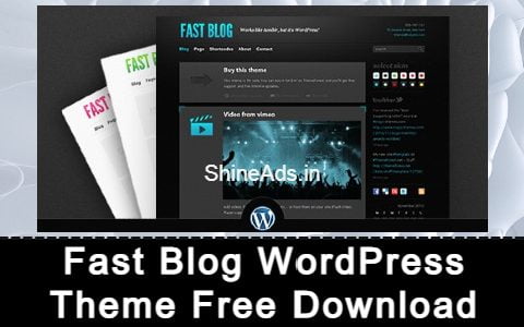 Fast Blog WordPress Theme Free Download