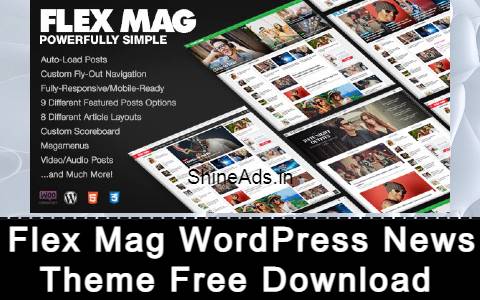 Flex Mag WordPress News Theme Free Download 