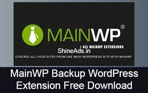 MainWP Backup WordPress Extension Free Download