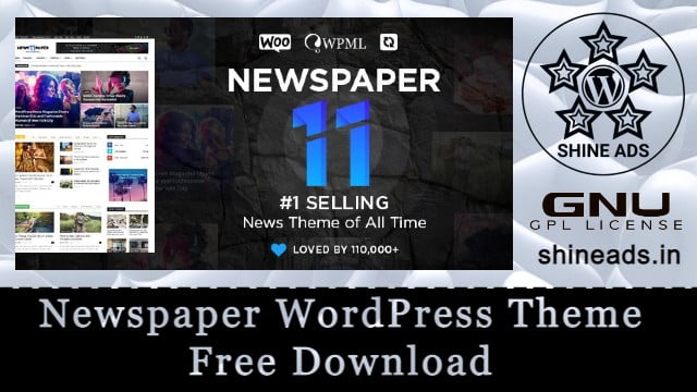 Newspaper WordPress Theme Free Download