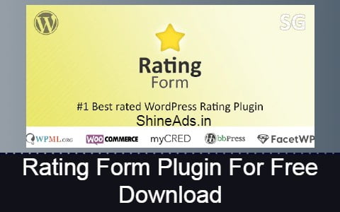 Rating Form Plugin For Free Download