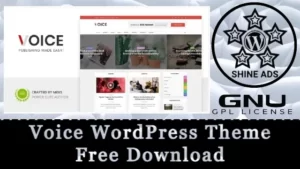 Voice WordPress Theme Free Download