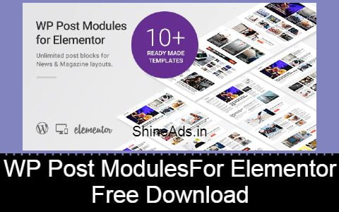 WP Post Modules for NewsPaper and Magazine Layouts Free Download
