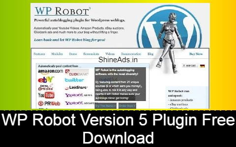 WP Robot Version 5 Plugin Free Download