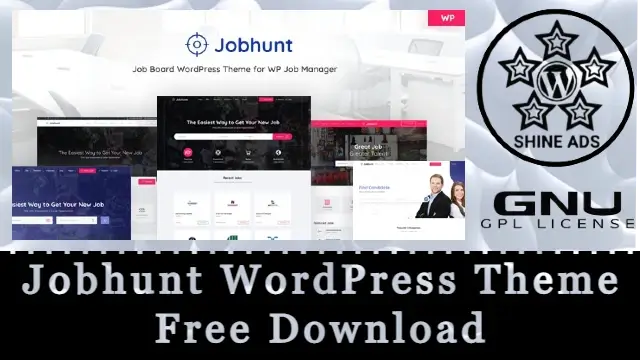 Jobhunt WordPress Theme Free Download