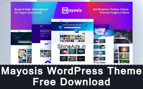 Mayosis WordPress Theme Free Download