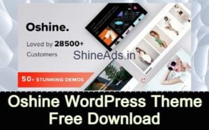 Oshine WordPress Theme Free Download