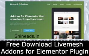 Free Download Livemesh Addons for Elementor Plugin