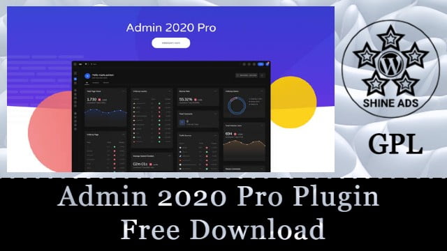 Admin 2020 Pro Plugin Free Download