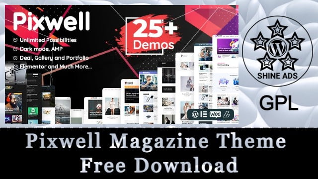 Pixwell Magazine Theme Free Download