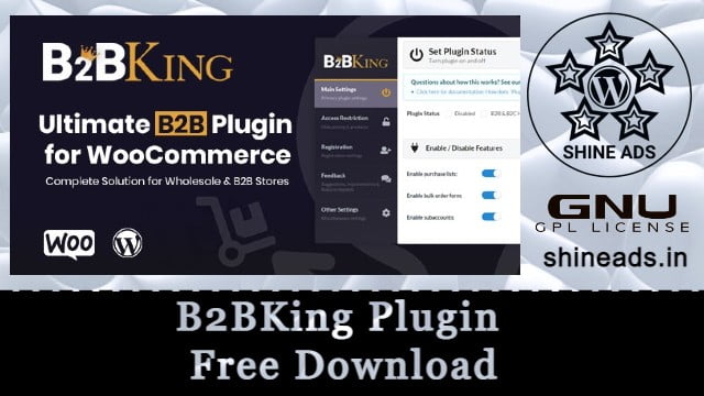 B2BKing Plugin Free Download