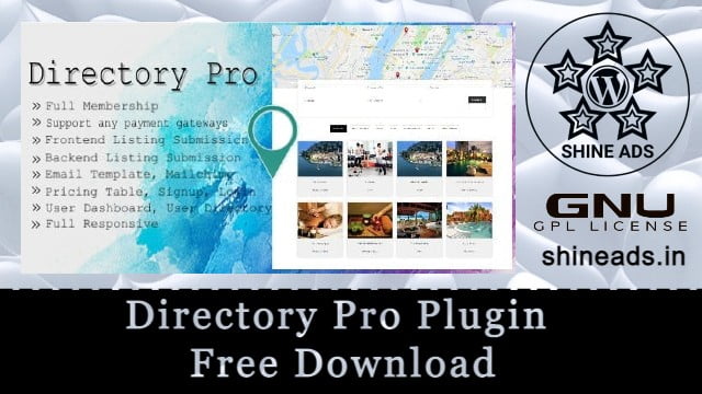 Directory Pro Plugin Free Download