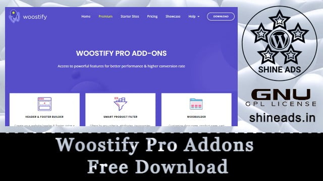 Woostify Pro Addons Free Download