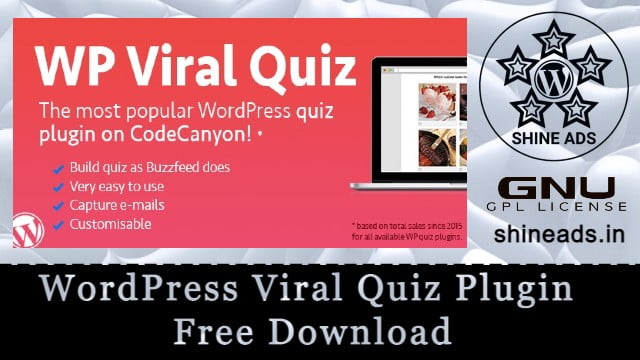 WordPress Viral Quiz Plugin Free Download