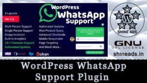 WordPress WhatsApp Support Plugin Free Download