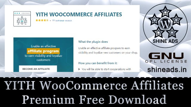 YITH WooCommerce Affiliates Premium Free Download