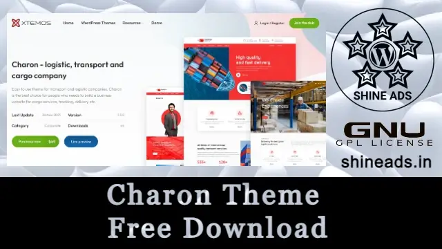 Charon Theme Free Download