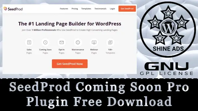 SeedProd Coming Soon Pro Plugin Free Download