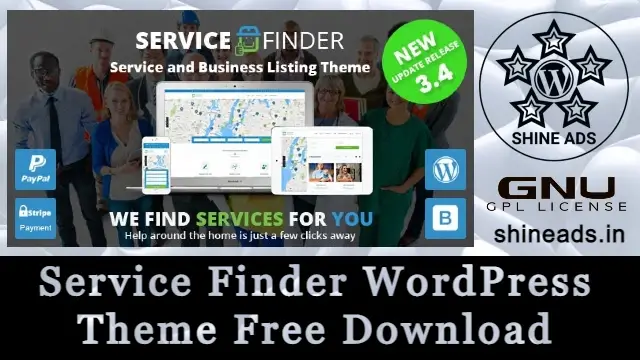 Service Finder WordPress Theme Free Download