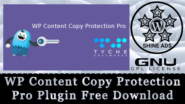 WP Content Copy Protection Pro Plugin Free Download