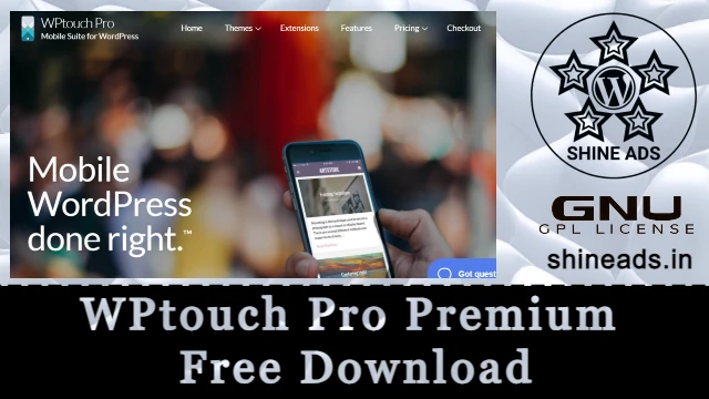 WPtouch Pro Premium Free Download