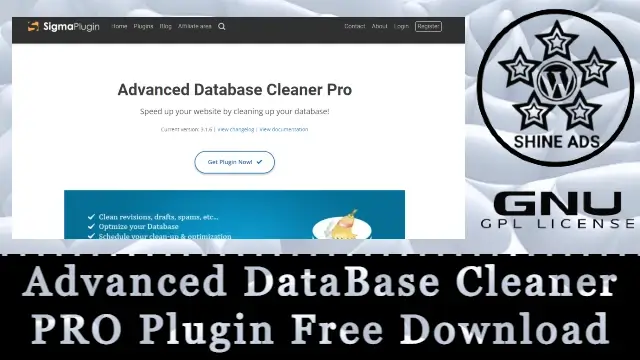 Advanced DataBase Cleaner PRO Plugin Free Download
