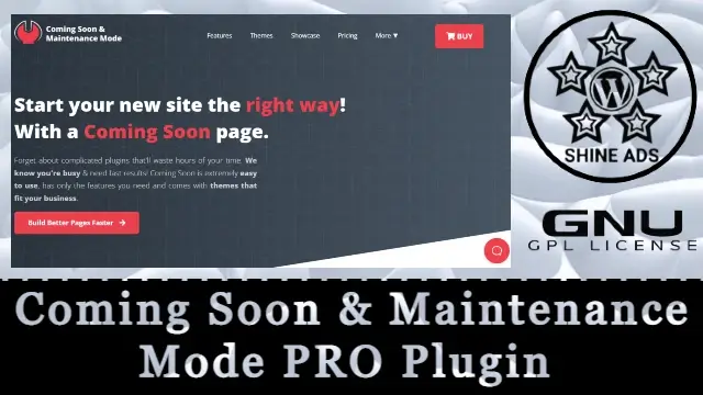 Coming Soon & Maintenance Mode PRO Plugin Free Download