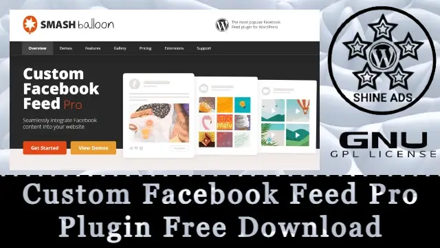 Custom Facebook Feed Pro Plugin Free Download