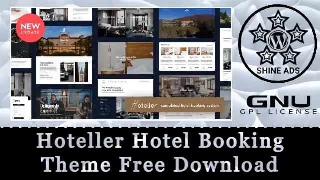 Hoteller Hotel Booking Theme Free Download